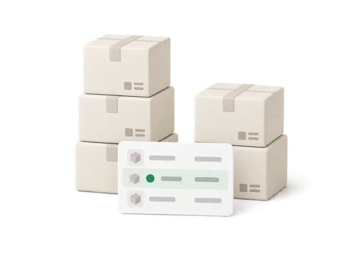Illustration of a variance report card with one flagged row before it is applied